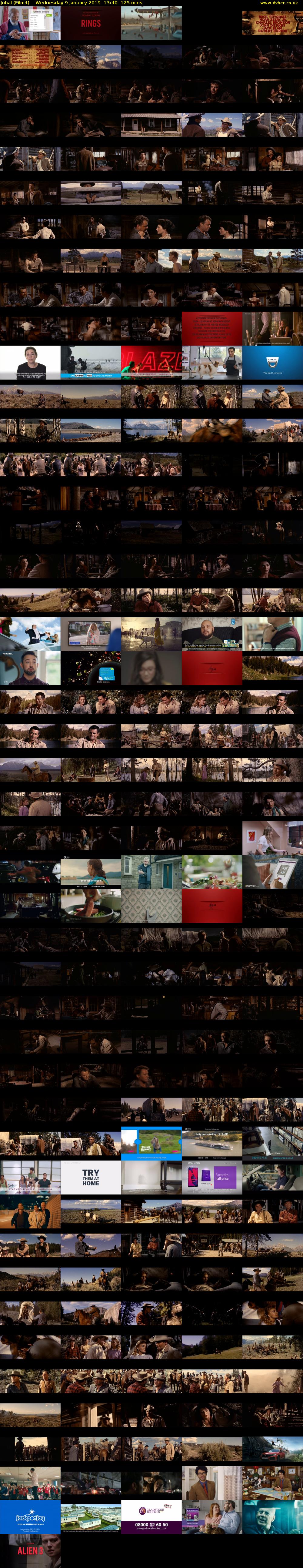 Jubal (Film4) Wednesday 9 January 2019 13:40 - 15:45