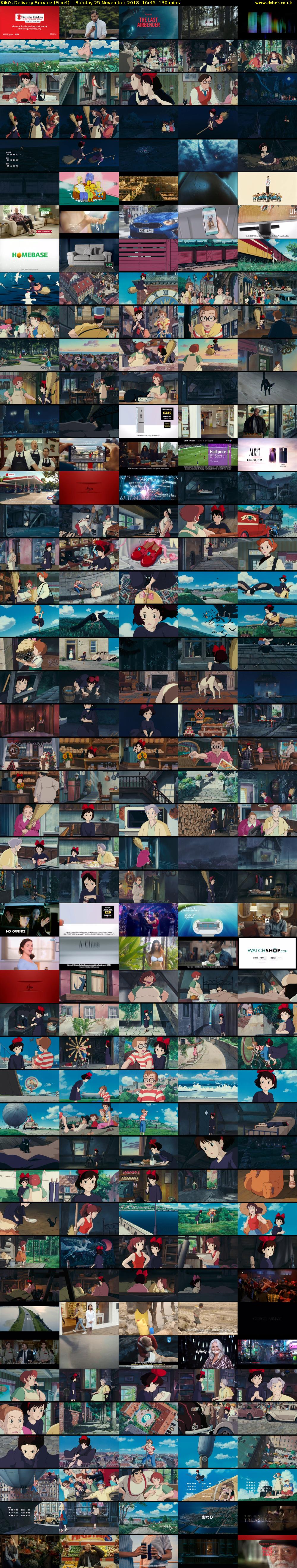 Kiki's Delivery Service (Film4) Sunday 25 November 2018 16:45 - 18:55