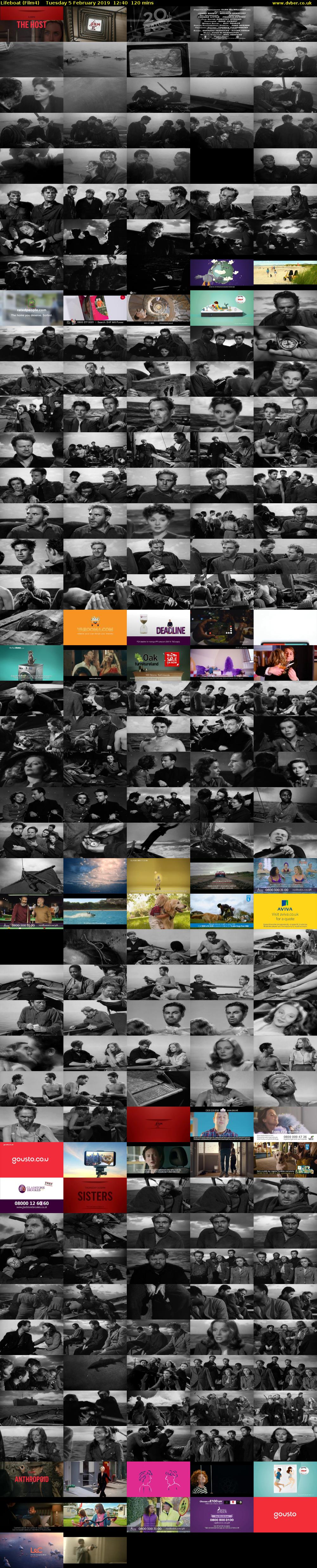 Lifeboat (Film4) Tuesday 5 February 2019 12:40 - 14:40