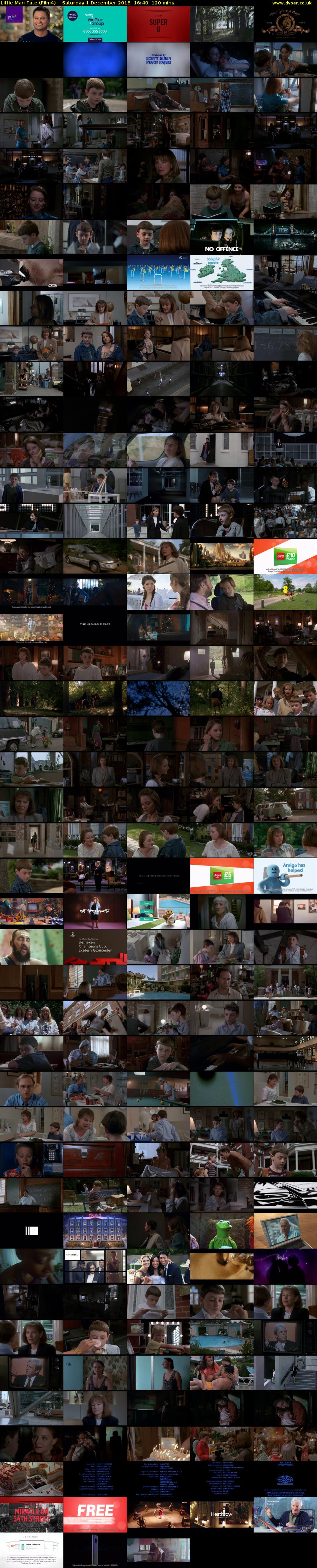 Little Man Tate (Film4) Saturday 1 December 2018 16:40 - 18:40