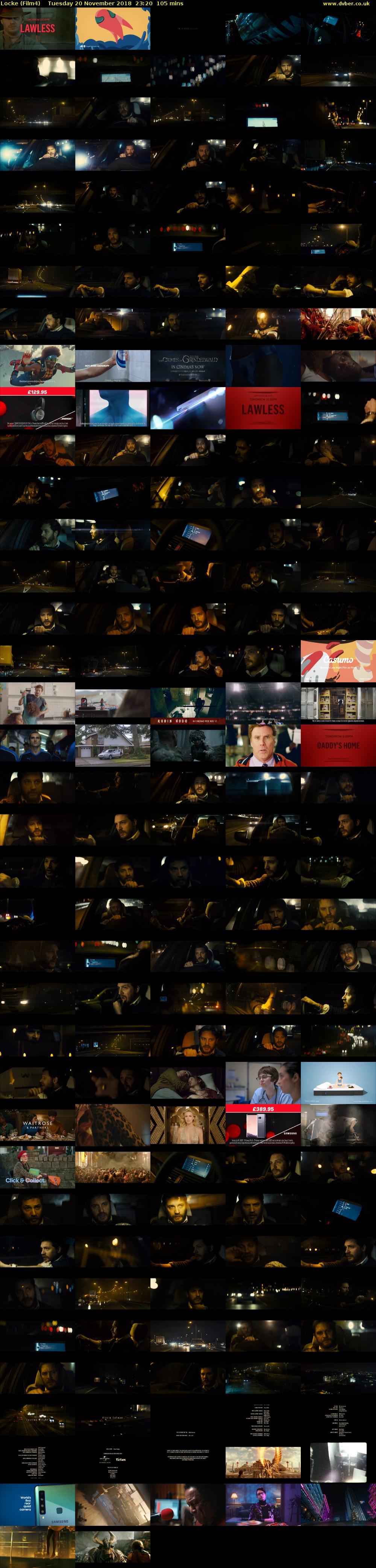 Locke (Film4) Tuesday 20 November 2018 23:20 - 01:05