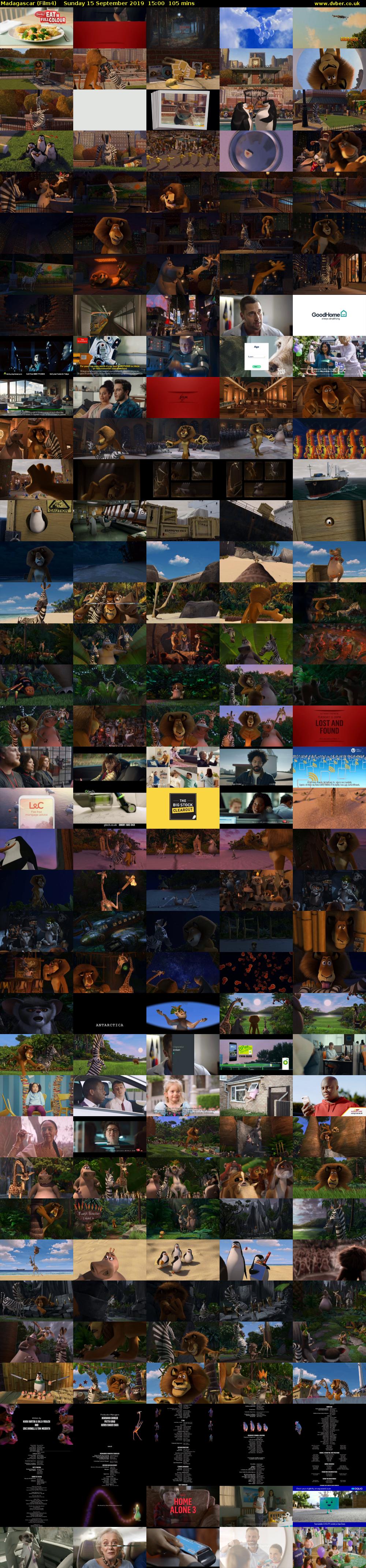 Madagascar (Film4) Sunday 15 September 2019 15:00 - 16:45