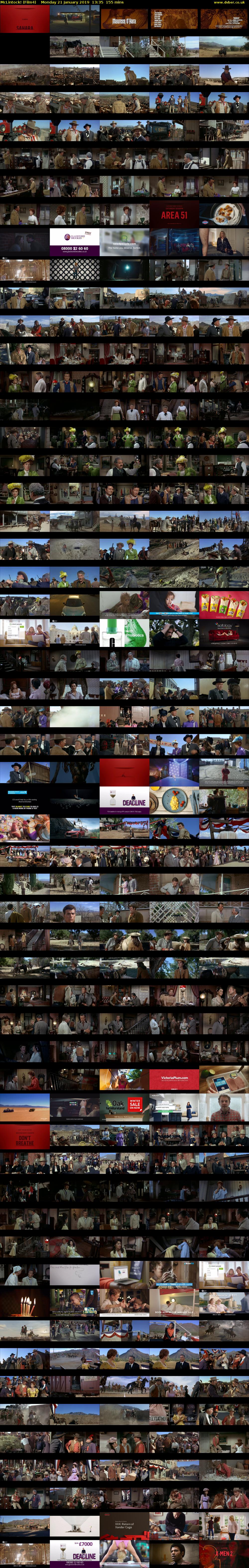 McLintock! (Film4) Monday 21 January 2019 13:35 - 16:10