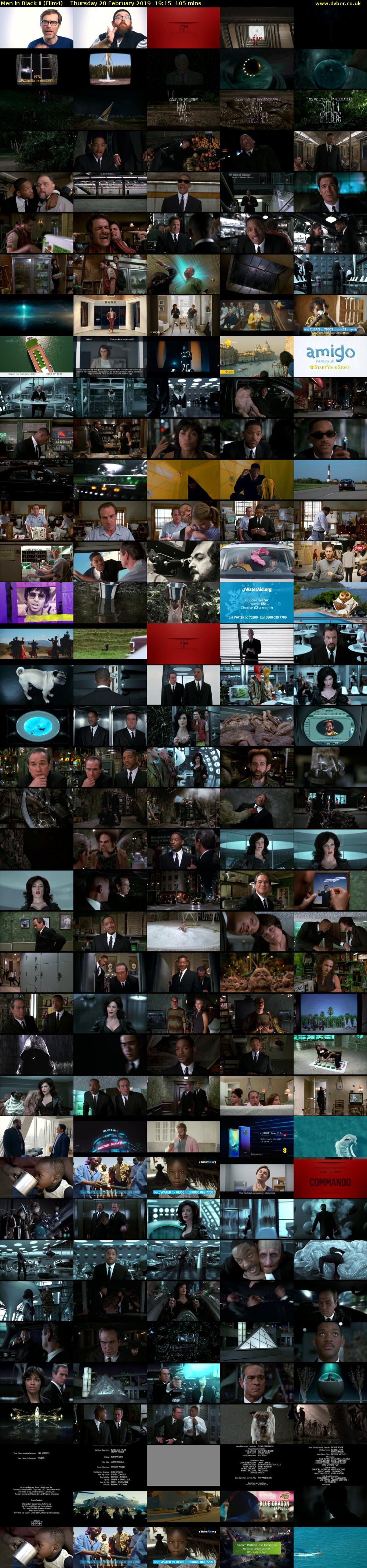 Men in Black II (Film4) Thursday 28 February 2019 19:15 - 21:00