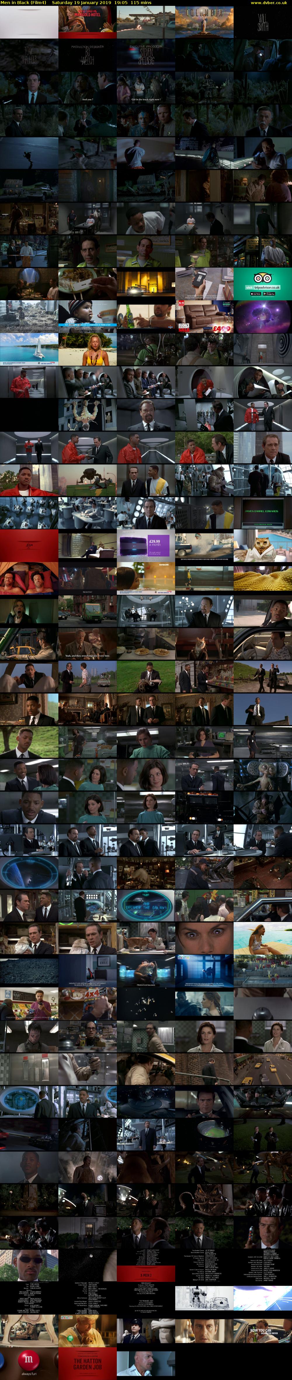 Men in Black (Film4) Saturday 19 January 2019 19:05 - 21:00