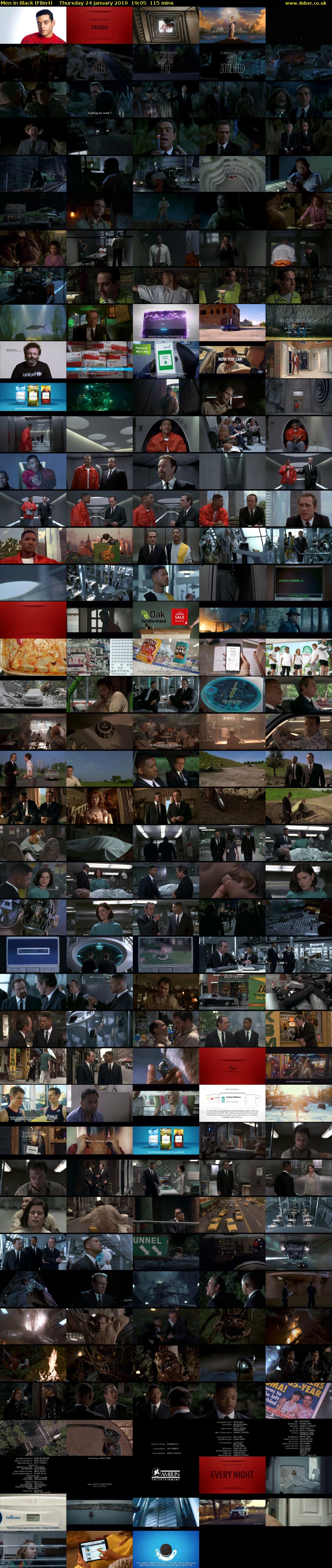 Men in Black (Film4) Thursday 24 January 2019 19:05 - 21:00