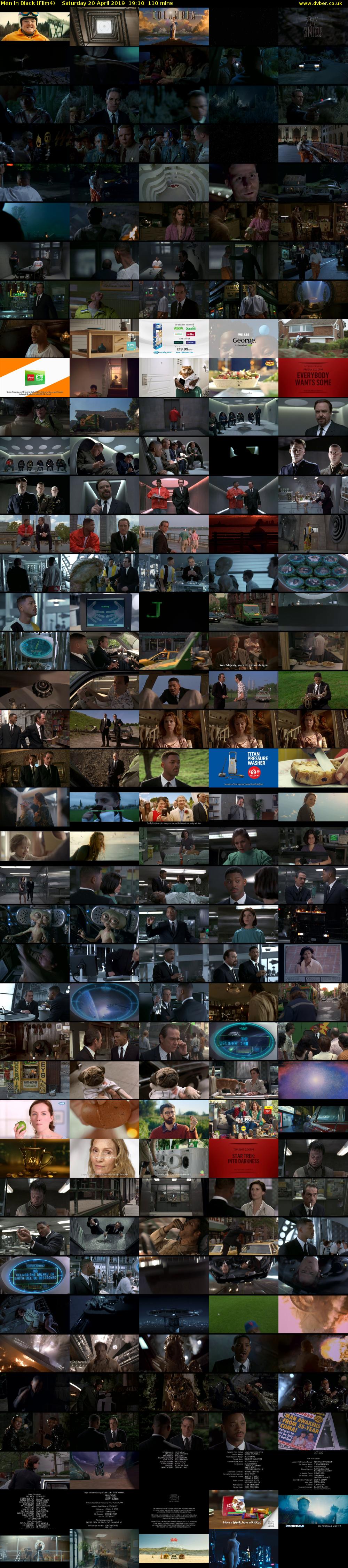 Men in Black (Film4) Saturday 20 April 2019 19:10 - 21:00
