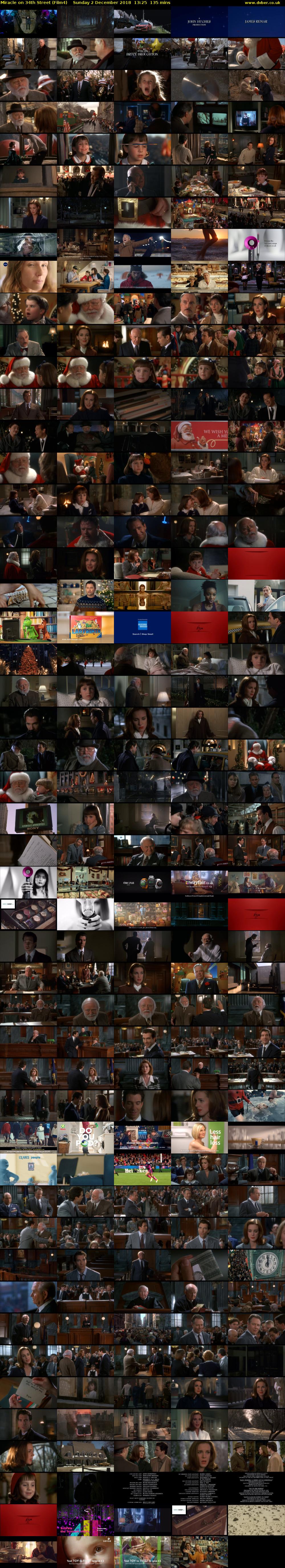 Miracle on 34th Street (Film4) Sunday 2 December 2018 13:25 - 15:40