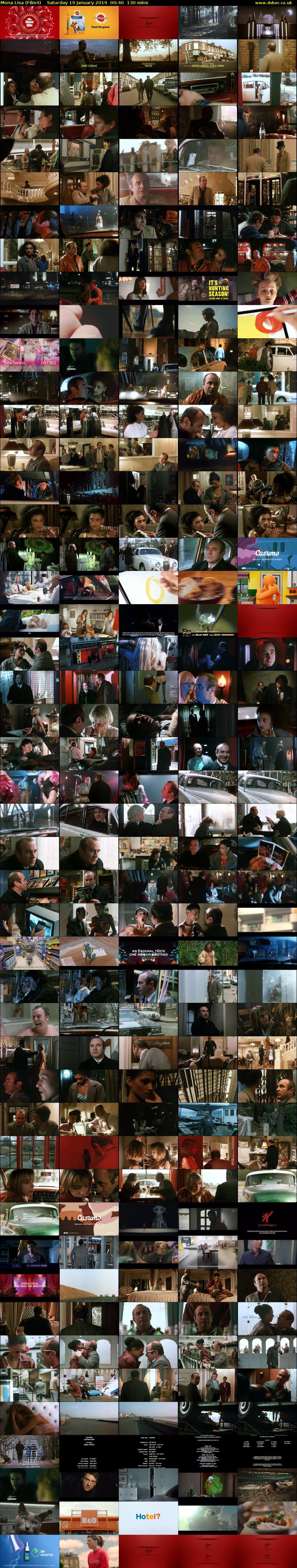 Mona Lisa (Film4) Saturday 19 January 2019 00:40 - 02:50