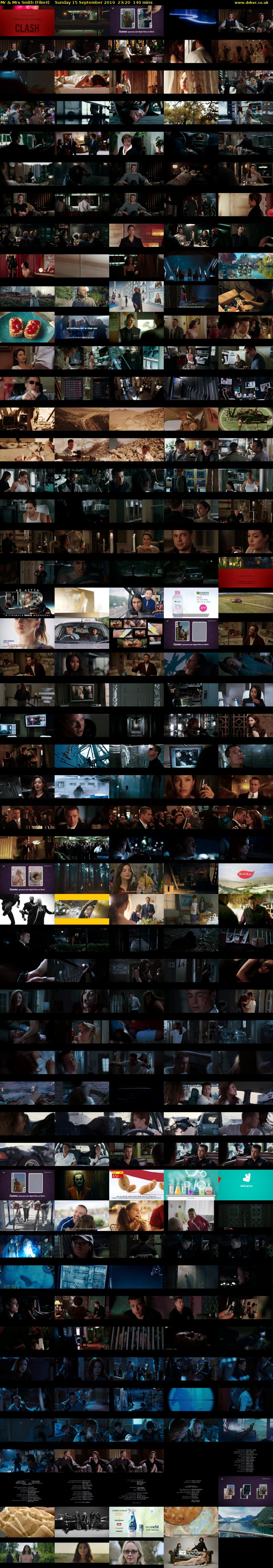 Mr & Mrs Smith (Film4) Sunday 15 September 2019 23:20 - 01:40