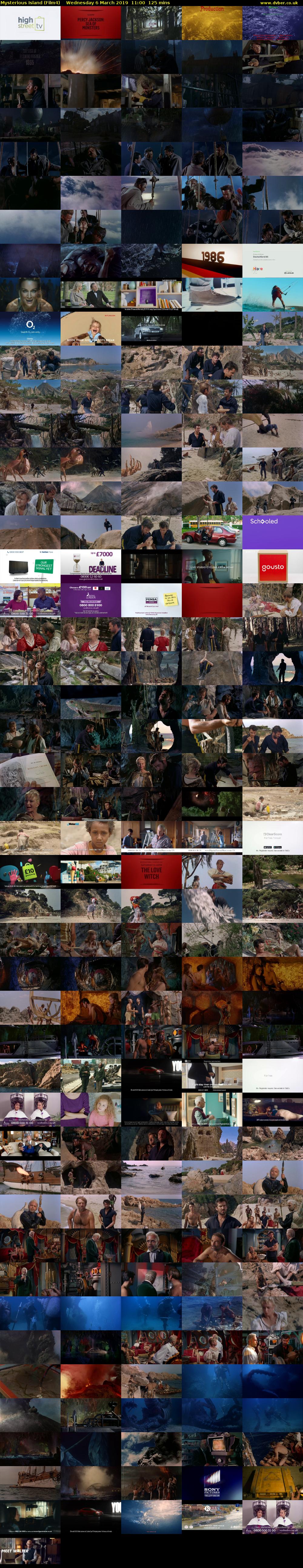 Mysterious Island (Film4) Wednesday 6 March 2019 11:00 - 13:05