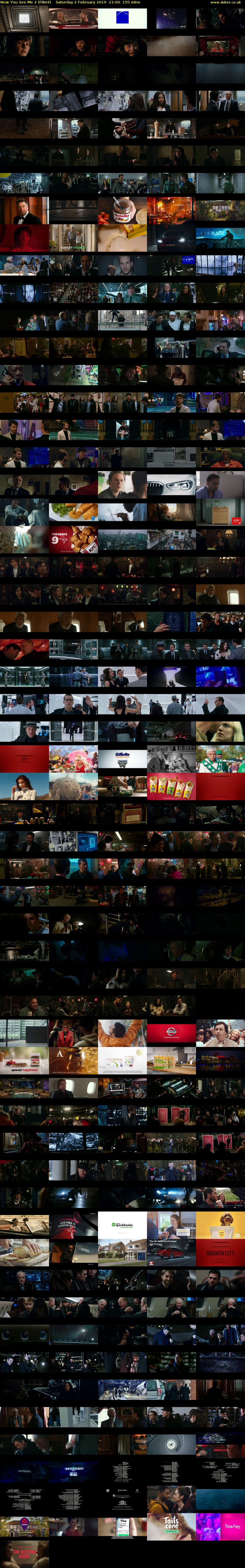 Now You See Me 2 (Film4) Saturday 2 February 2019 21:00 - 23:35