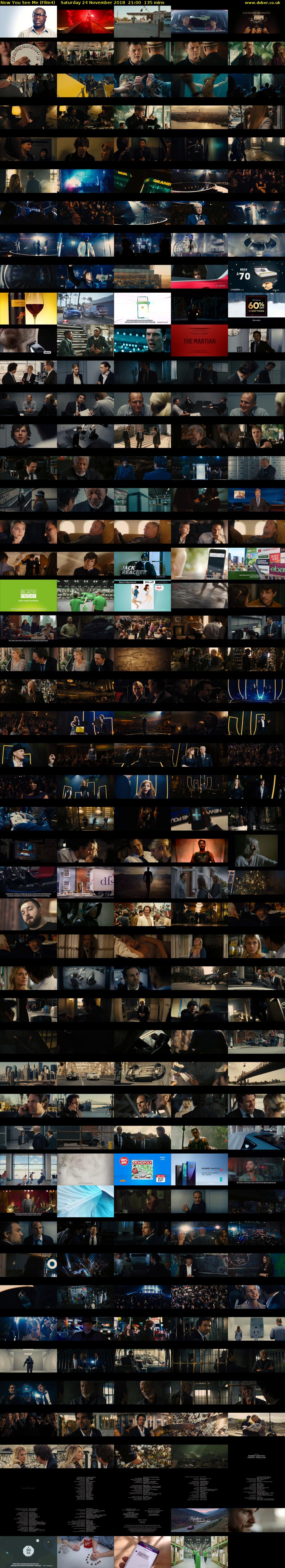 Now You See Me (Film4) Saturday 24 November 2018 21:00 - 23:15