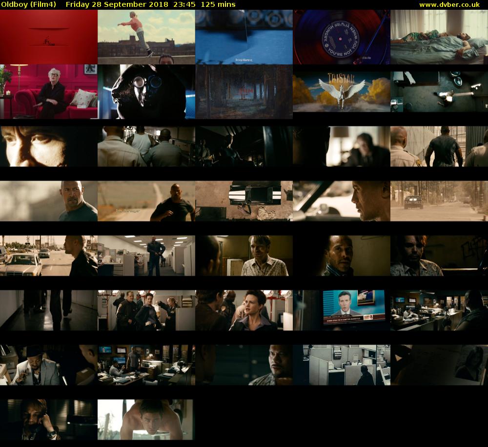 Oldboy (Film4) Friday 28 September 2018 23:45 - 01:50
