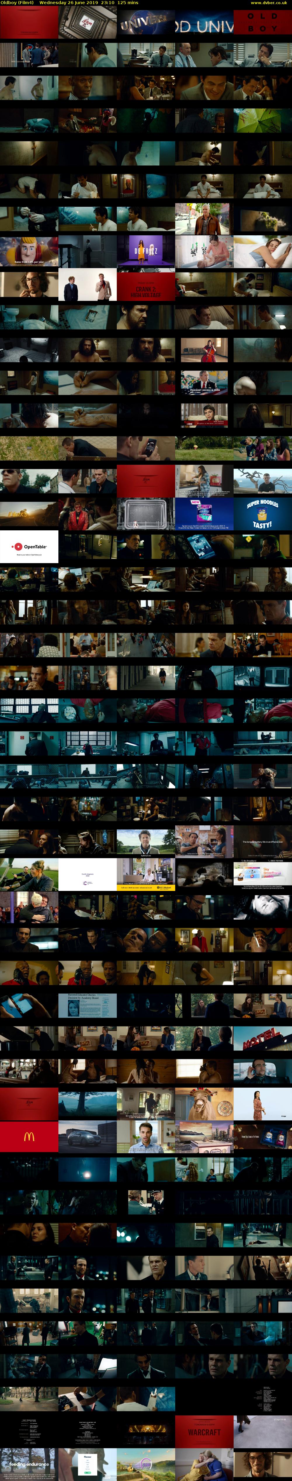 Oldboy (Film4) Wednesday 26 June 2019 23:10 - 01:15