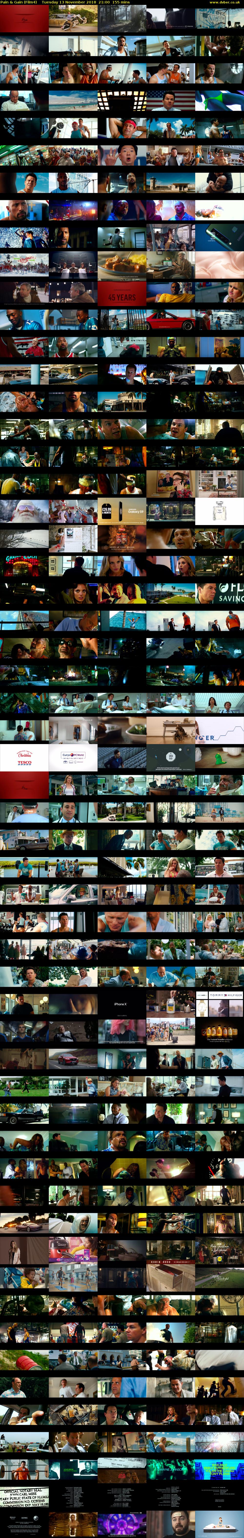 Pain & Gain (Film4) Tuesday 13 November 2018 21:00 - 23:35