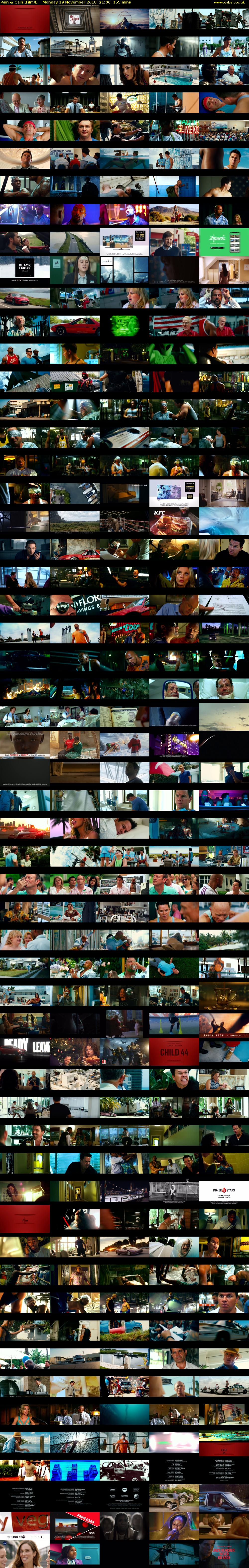 Pain & Gain (Film4) Monday 19 November 2018 21:00 - 23:35