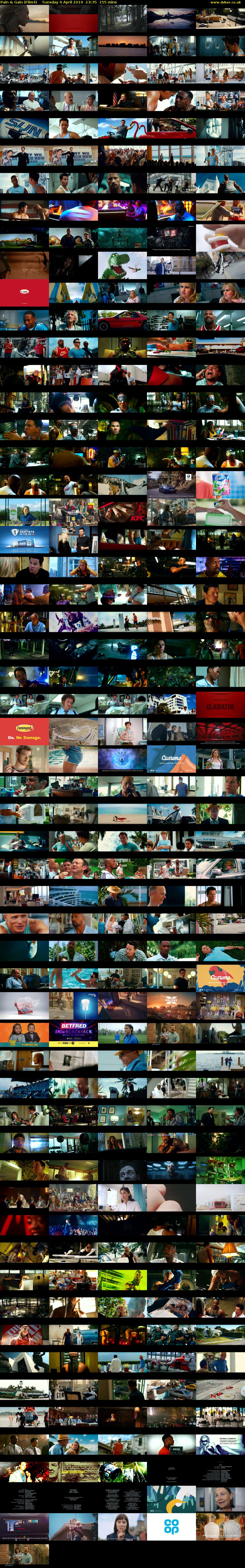 Pain & Gain (Film4) Tuesday 9 April 2019 23:35 - 02:10
