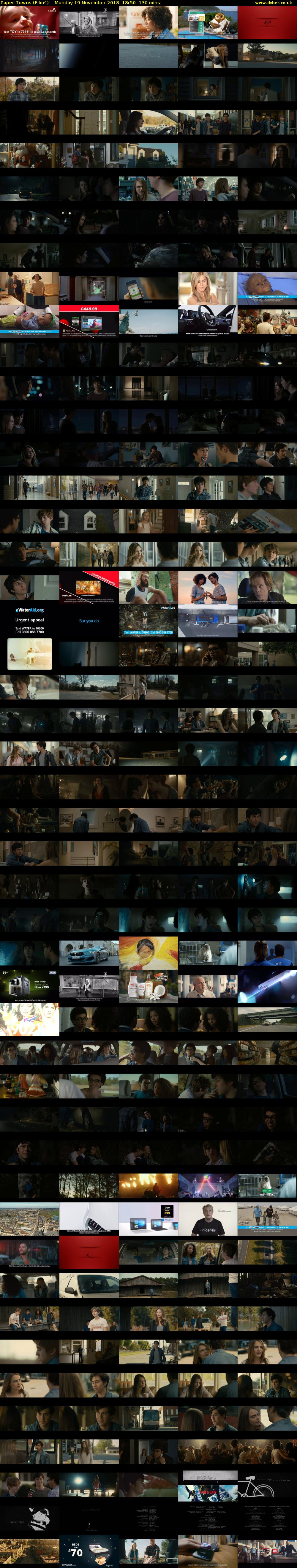 Paper Towns (Film4) Monday 19 November 2018 18:50 - 21:00