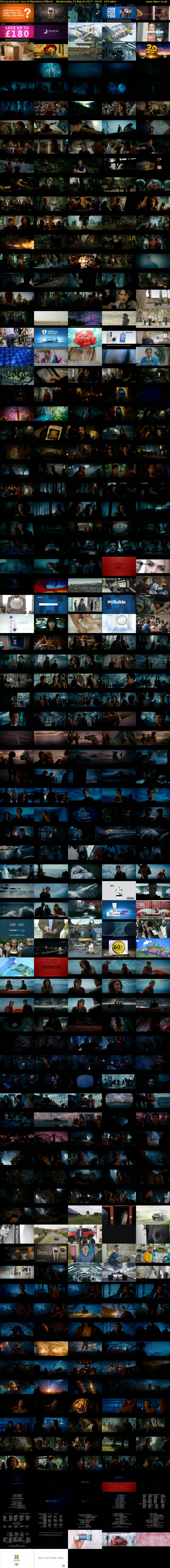 Percy Jackson: Sea of Monsters (Film4) Wednesday 15 March 2017 18:55 - 21:00