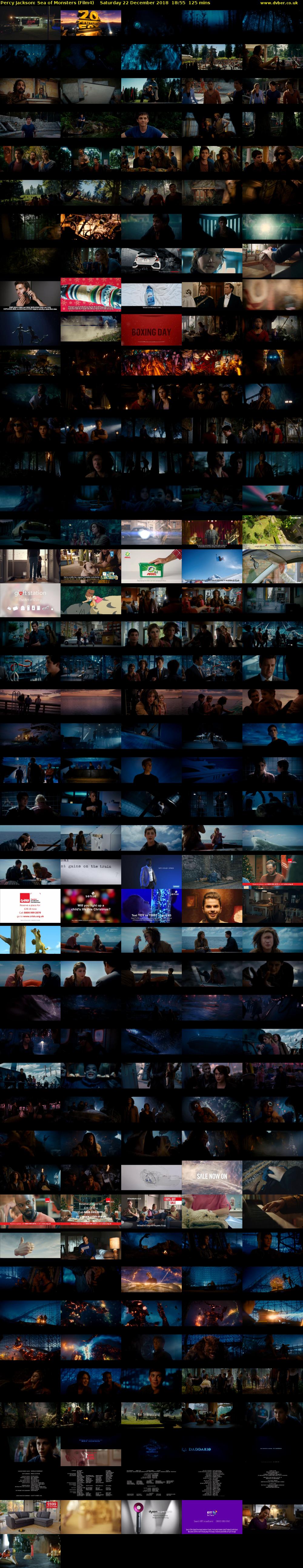 Percy Jackson: Sea of Monsters (Film4) Saturday 22 December 2018 18:55 - 21:00