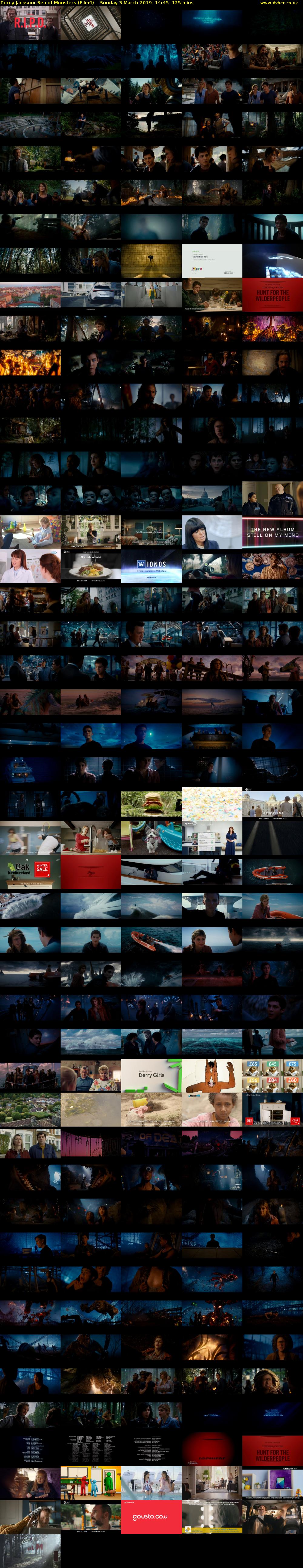 Percy Jackson: Sea of Monsters (Film4) Sunday 3 March 2019 14:45 - 16:50