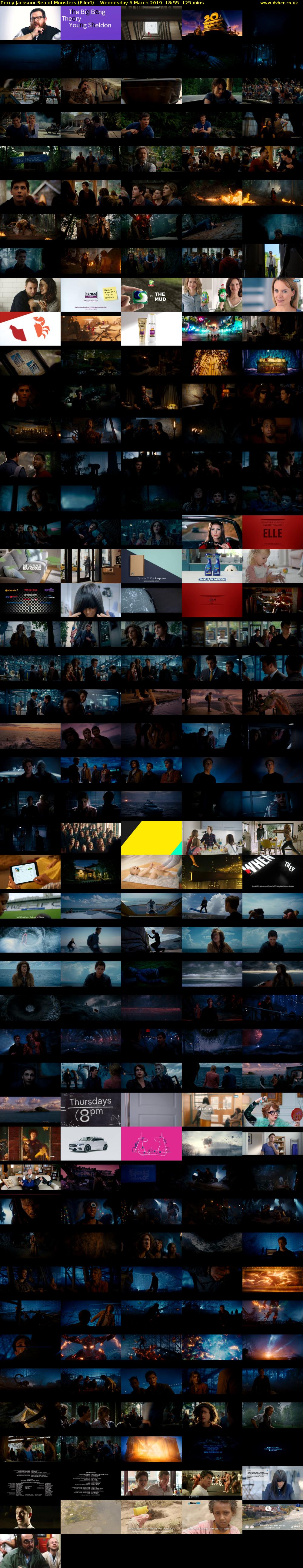 Percy Jackson: Sea of Monsters (Film4) Wednesday 6 March 2019 18:55 - 21:00