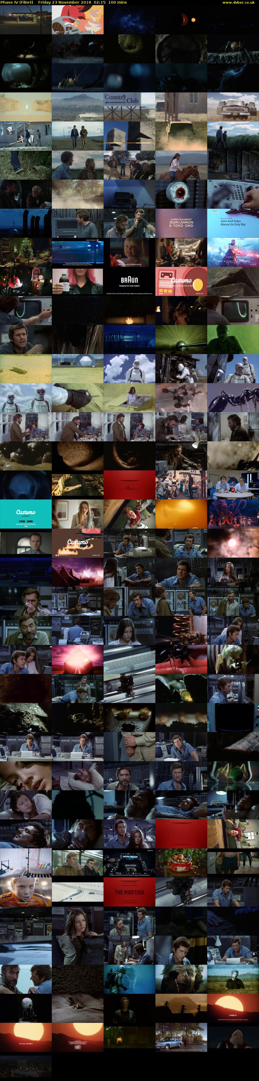 Phase IV (Film4) Friday 23 November 2018 02:15 - 03:55