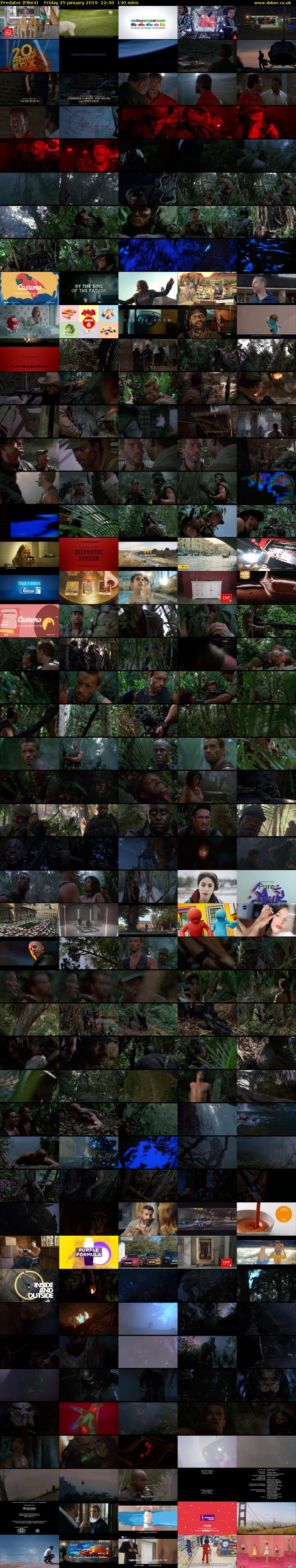 Predator (Film4) Friday 25 January 2019 22:40 - 00:50