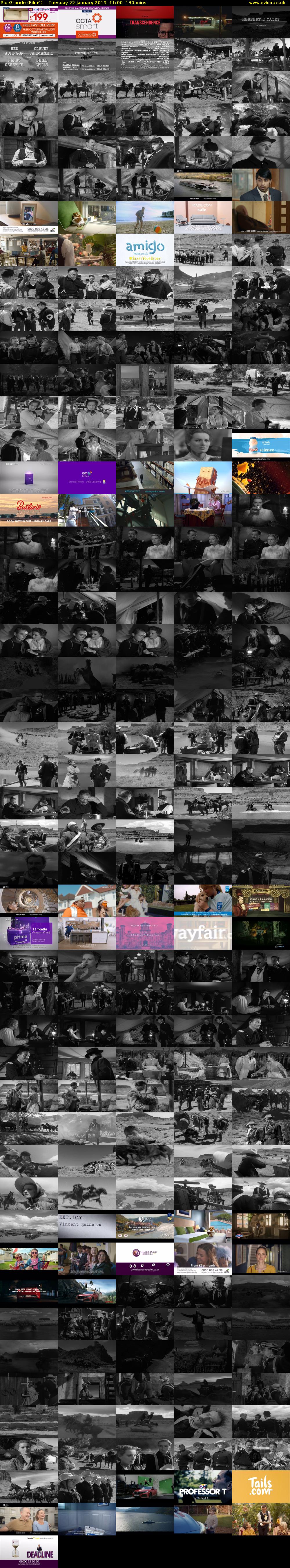 Rio Grande (Film4) Tuesday 22 January 2019 11:00 - 13:10