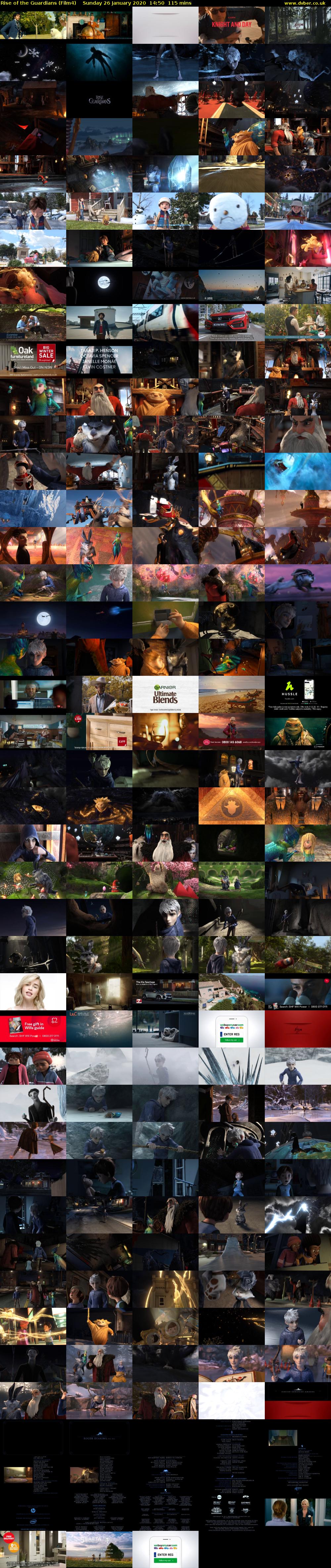 Rise of the Guardians (Film4) Sunday 26 January 2020 14:50 - 16:45