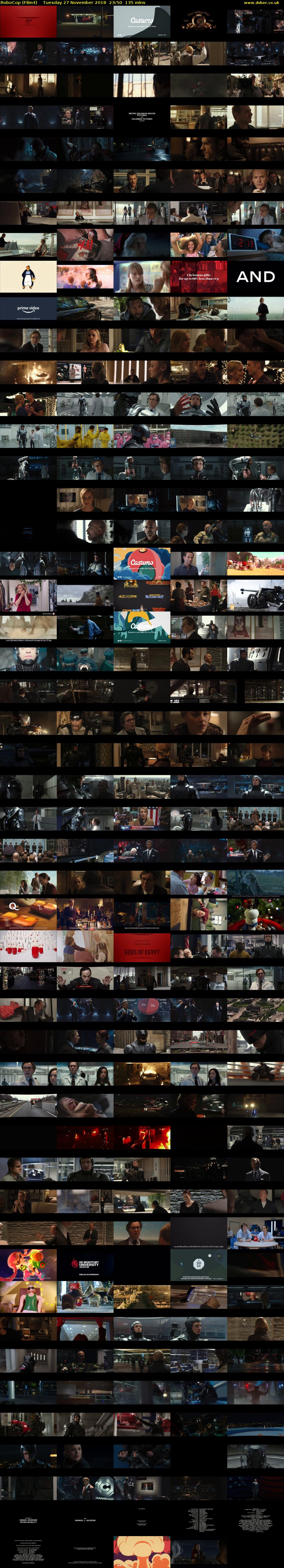 RoboCop (Film4) Tuesday 27 November 2018 23:50 - 02:05