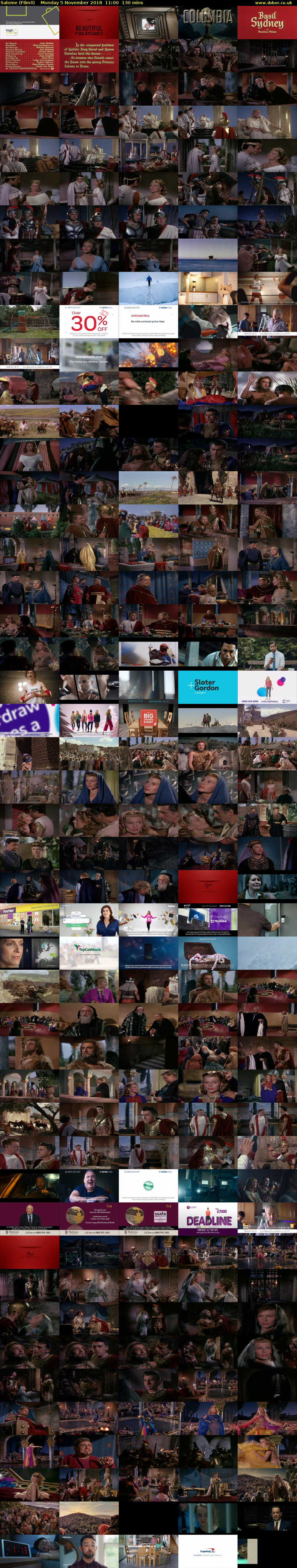 Salome (Film4) Monday 5 November 2018 11:00 - 13:10