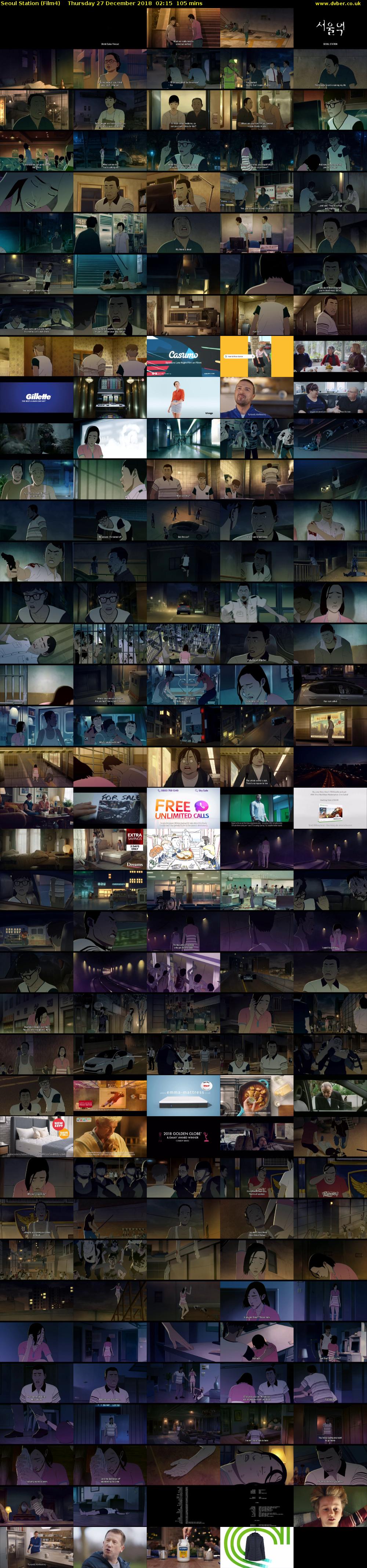Seoul Station (Film4) Thursday 27 December 2018 02:15 - 04:00