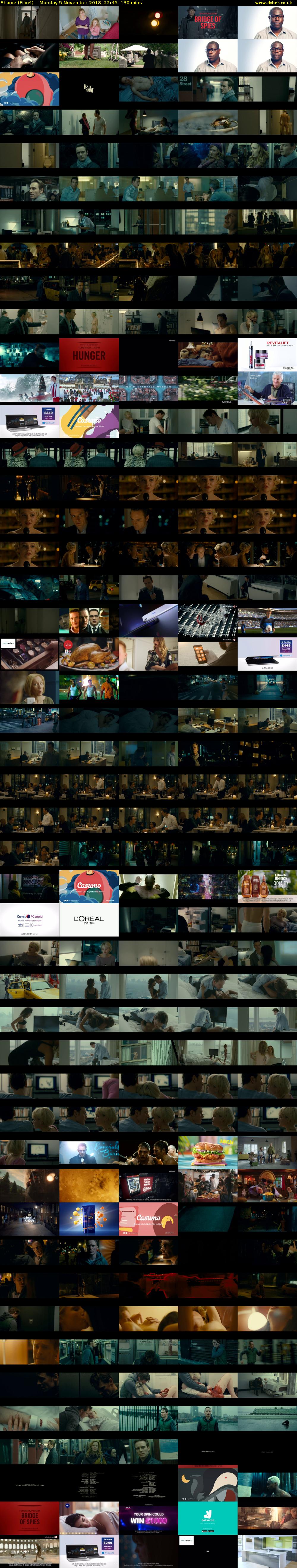 Shame (Film4) Monday 5 November 2018 22:45 - 00:55