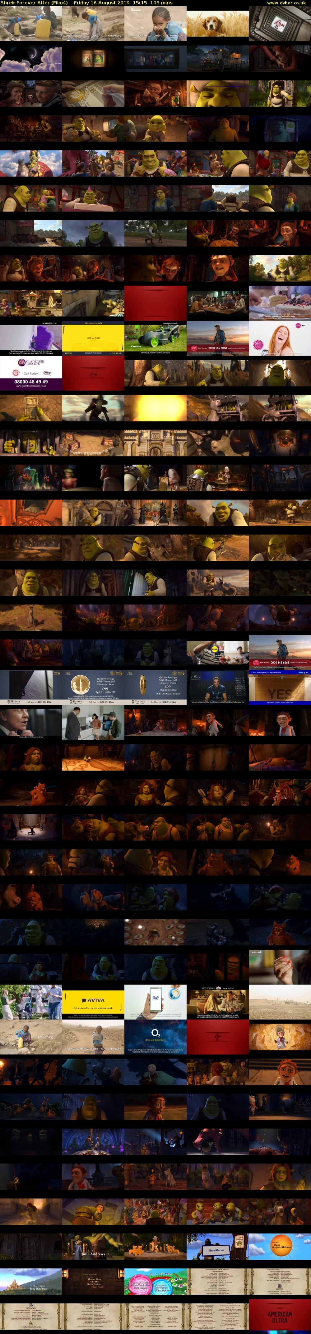 Shrek Forever After (Film4) Friday 16 August 2019 15:15 - 17:00