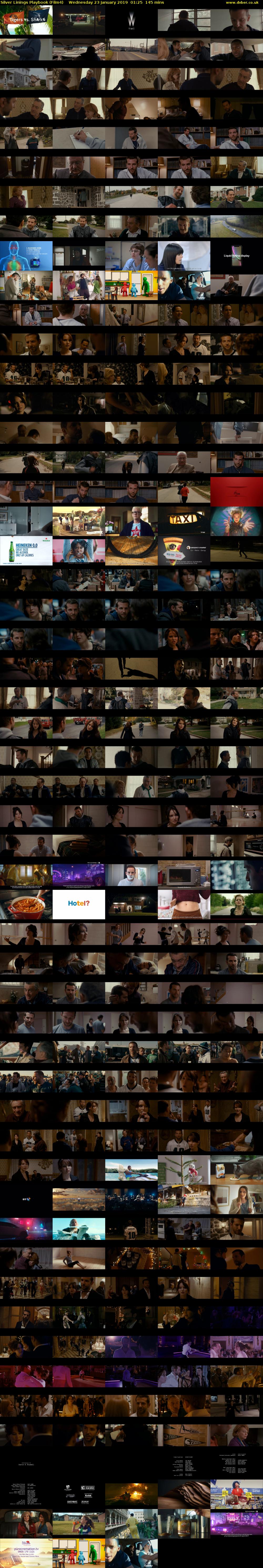 Silver Linings Playbook (Film4) Wednesday 23 January 2019 01:25 - 03:50