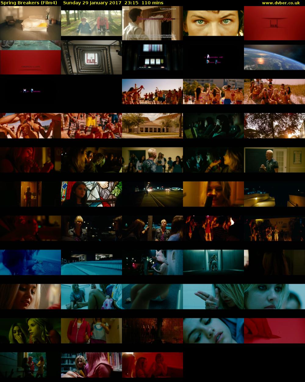 Spring Breakers (Film4) Sunday 29 January 2017 23:15 - 01:05