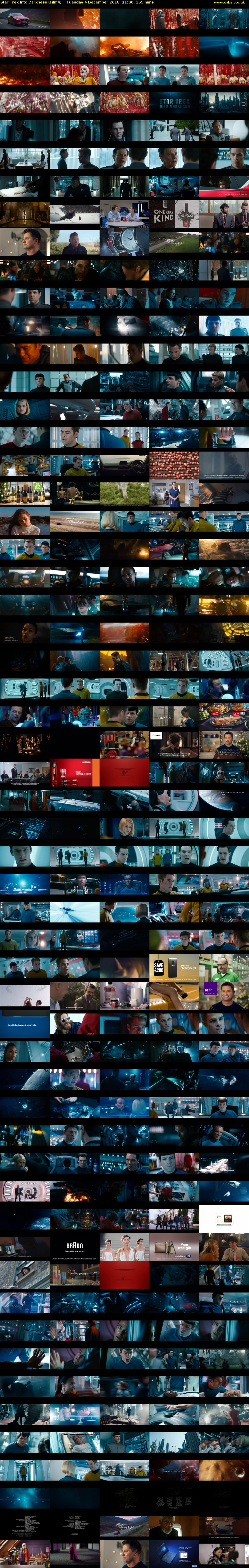 Star Trek Into Darkness (Film4) Tuesday 4 December 2018 21:00 - 23:35