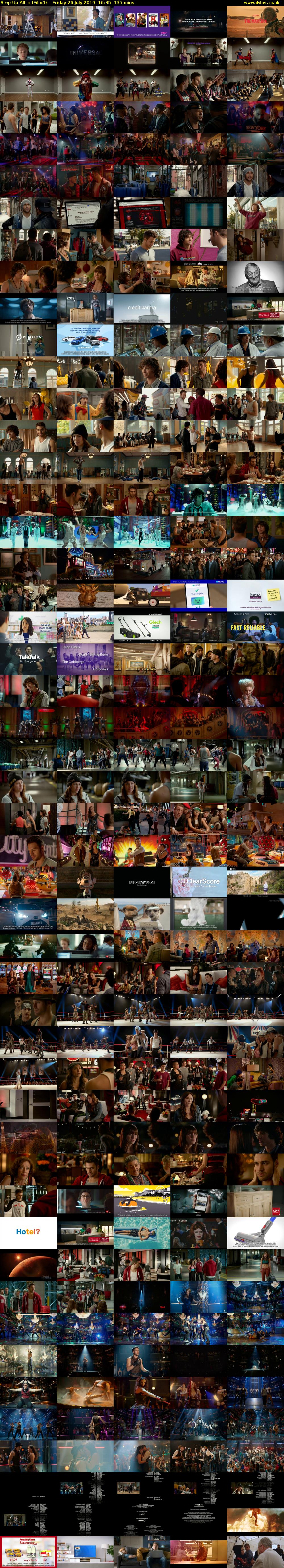 Step Up All In (Film4) Friday 26 July 2019 16:35 - 18:50