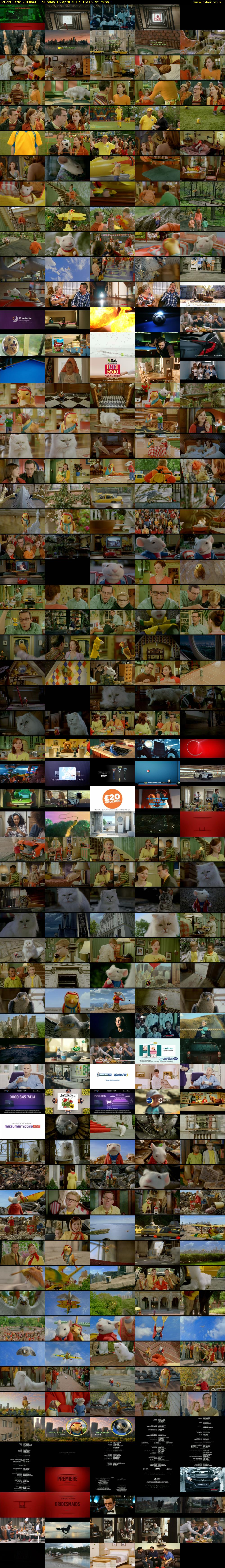 Stuart Little 2 (Film4) Sunday 16 April 2017 15:15 - 16:50