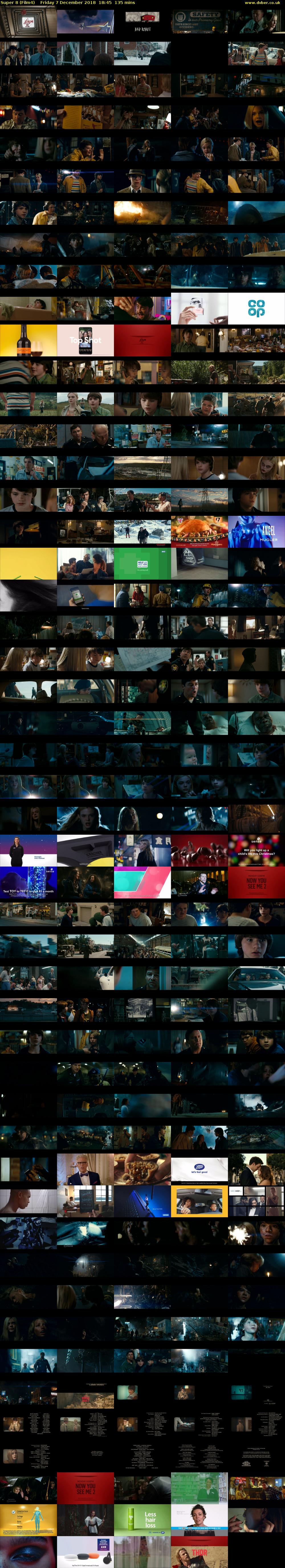 Super 8 (Film4) Friday 7 December 2018 18:45 - 21:00