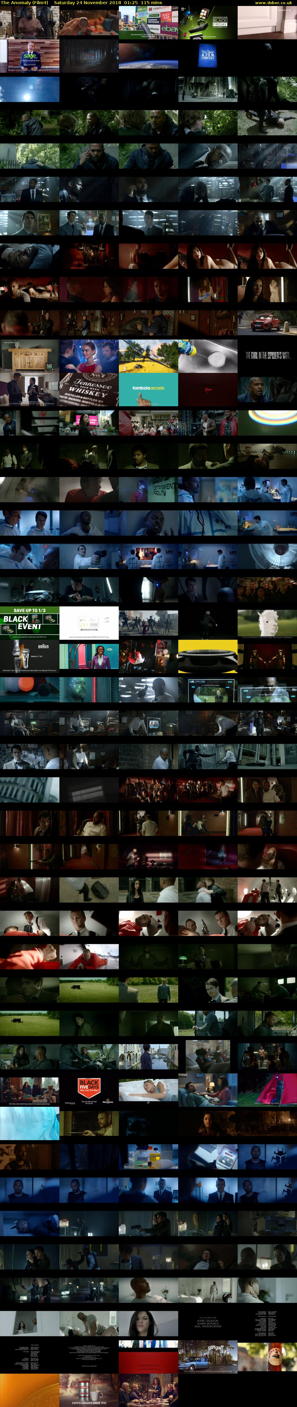 The Anomaly (Film4) Saturday 24 November 2018 01:25 - 03:20