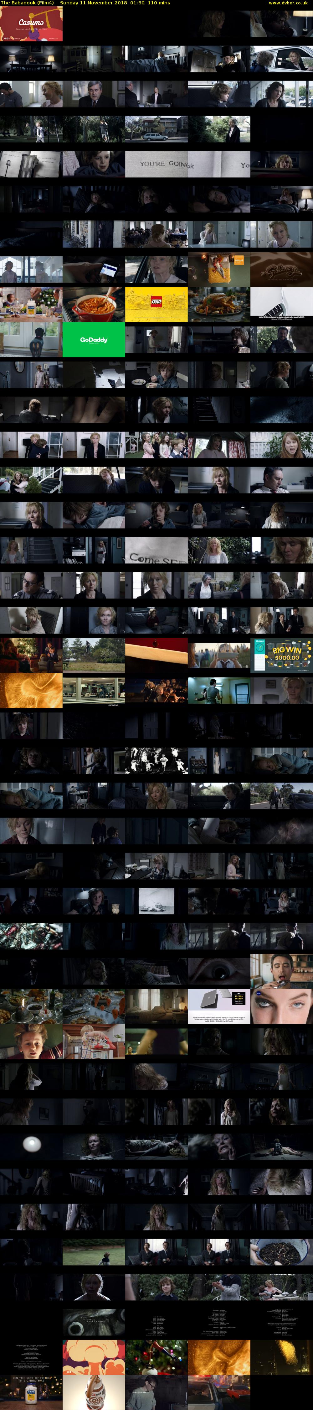 The Babadook (Film4) Sunday 11 November 2018 01:50 - 03:40