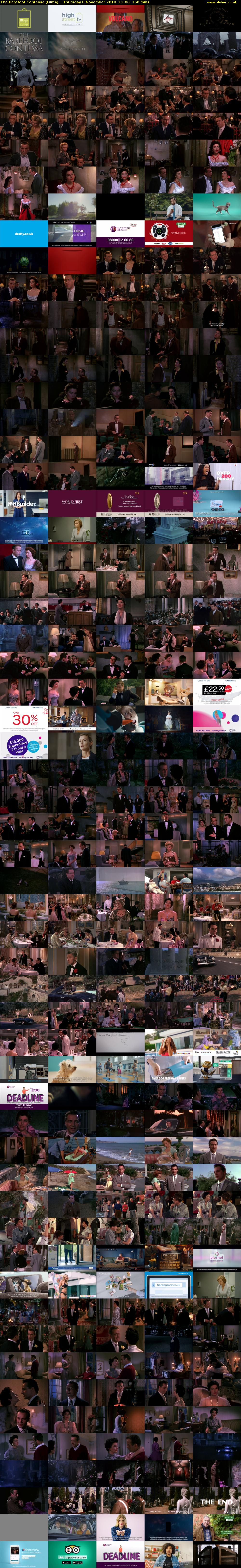 The Barefoot Contessa (Film4) Thursday 8 November 2018 11:00 - 13:40