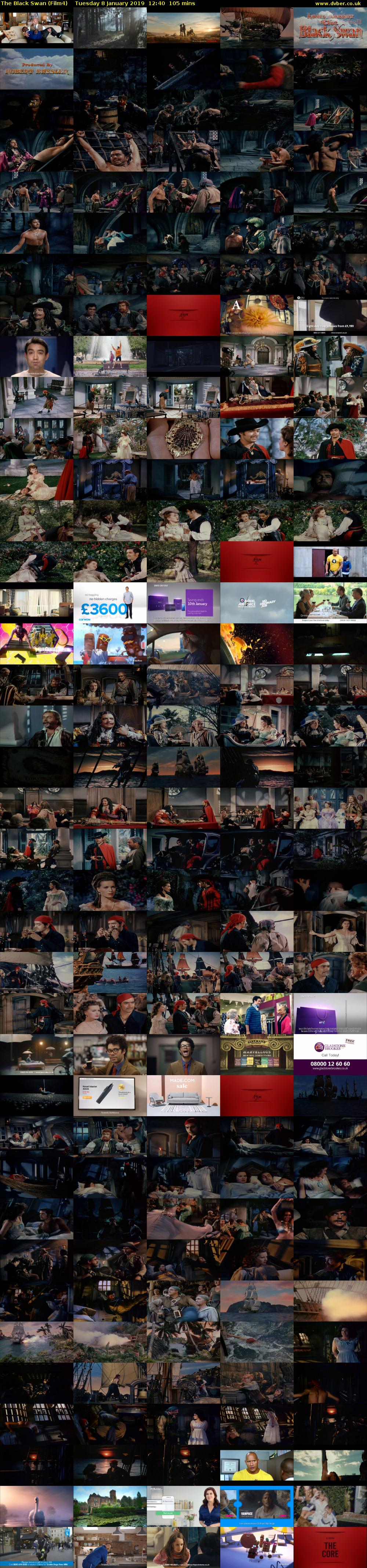 The Black Swan (Film4) Tuesday 8 January 2019 12:40 - 14:25