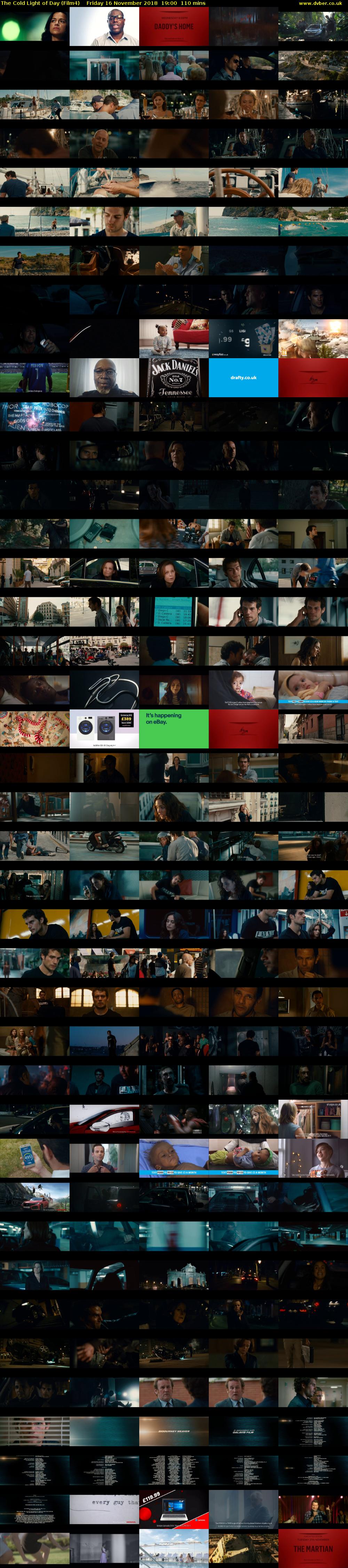 The Cold Light of Day (Film4) Friday 16 November 2018 19:00 - 20:50