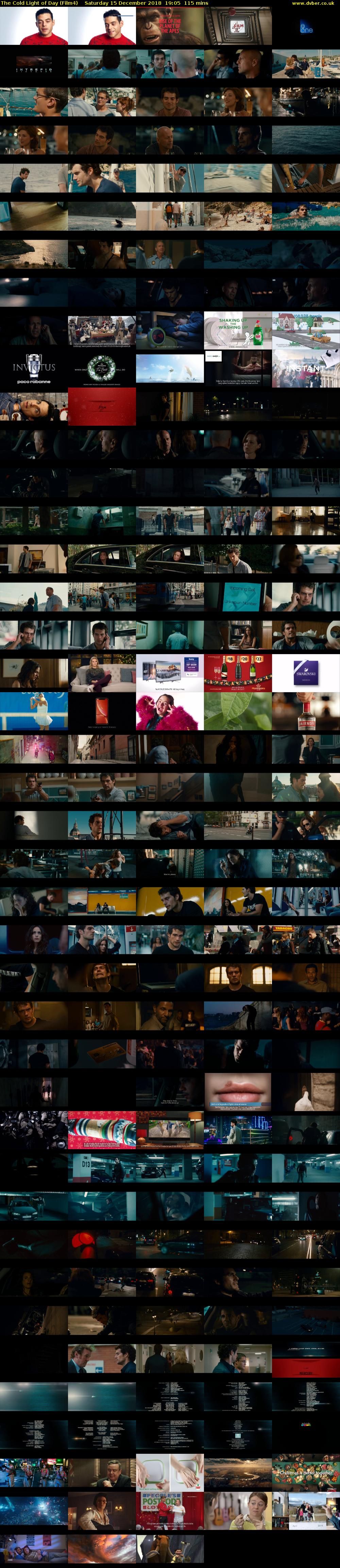 The Cold Light of Day (Film4) Saturday 15 December 2018 19:05 - 21:00