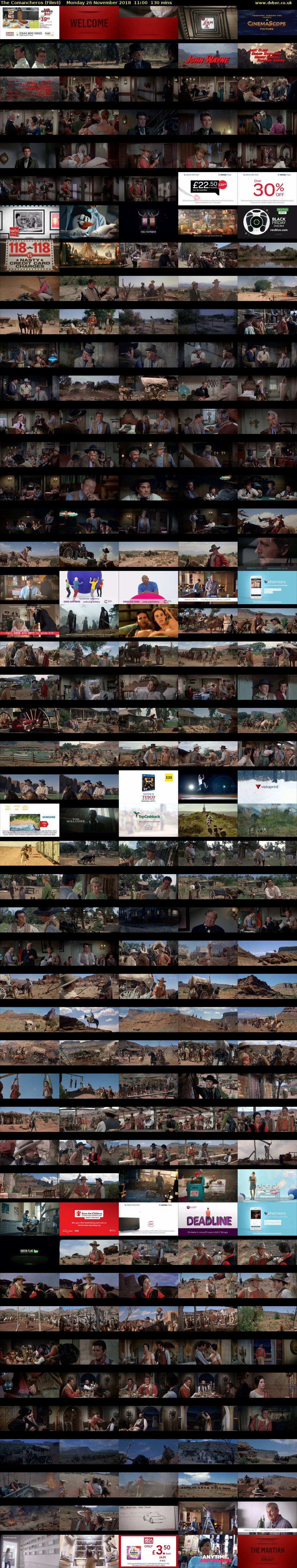 The Comancheros (Film4) Monday 26 November 2018 11:00 - 13:10