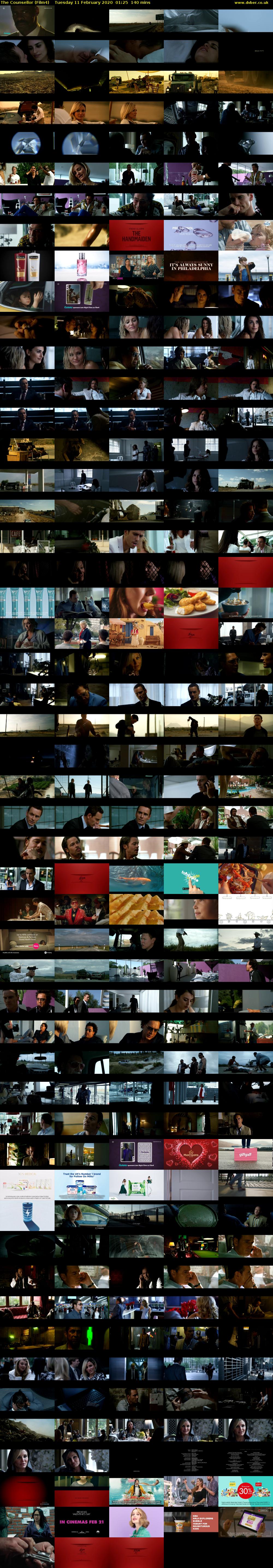 The Counsellor (Film4) Tuesday 11 February 2020 01:25 - 03:45